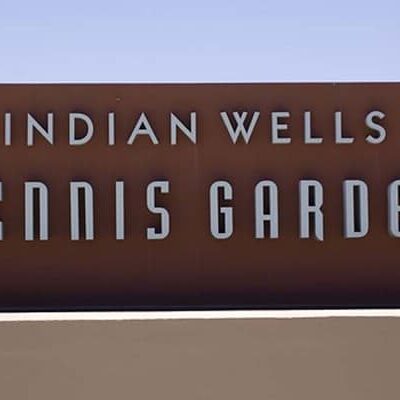 Indian Wells Tennis garden Sign