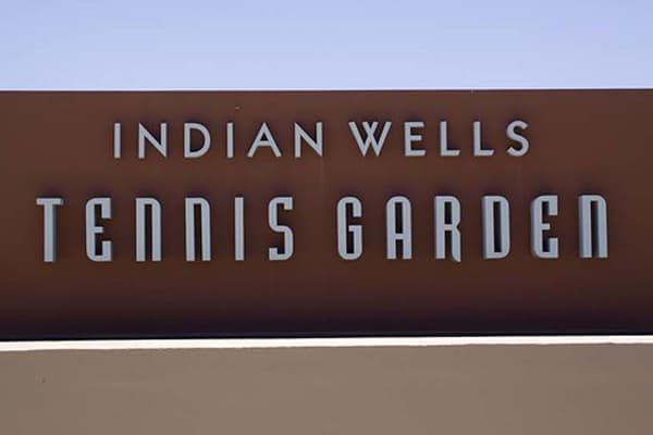 Indian Wells Tennis garden Sign